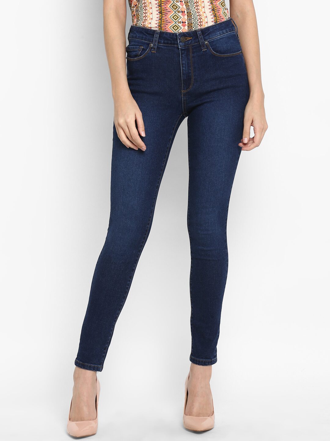 

Mode by Red Tape Women Blue Skinny fit Jeans