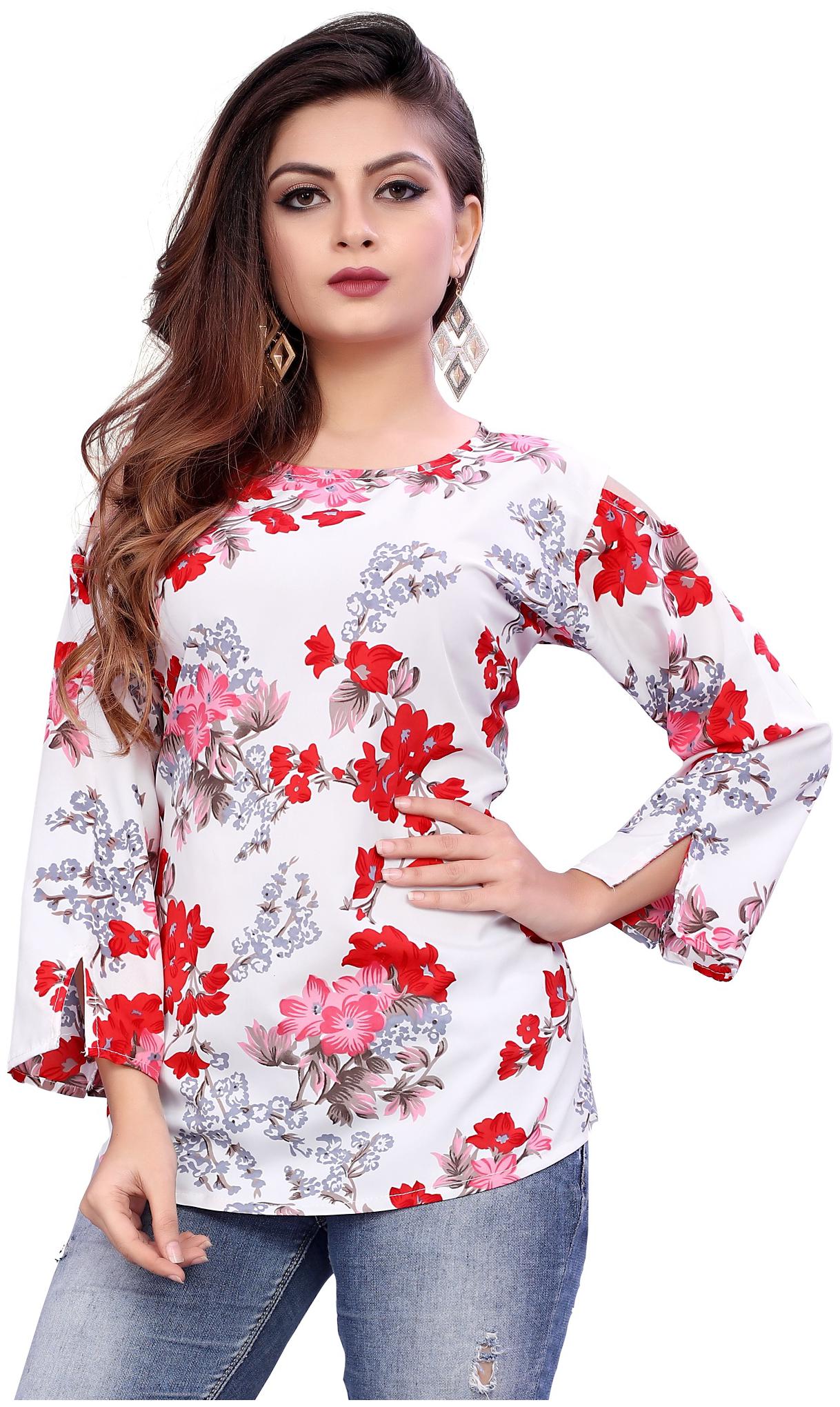 

MODELTY Women Floral Regular top - Multi