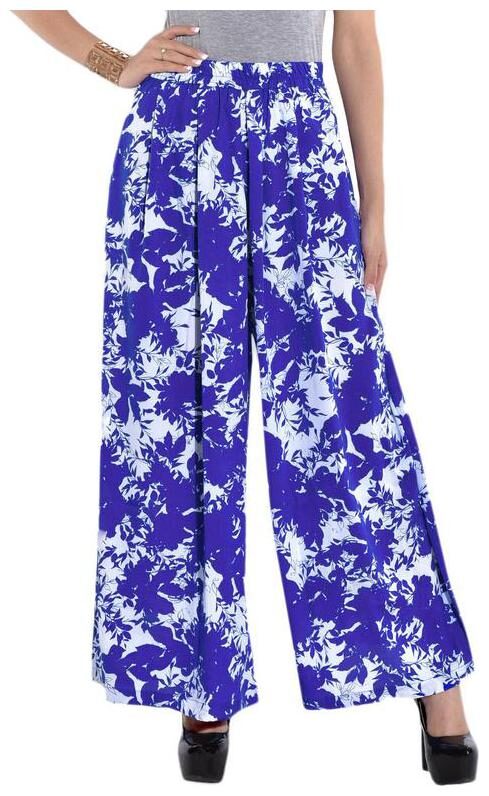 

Modish Vogue Polka Print Blue and White Palazzo