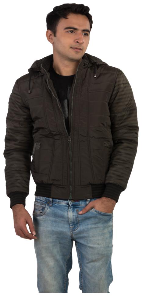 

Modo Vivendi Men Brown Solid Biker jacket