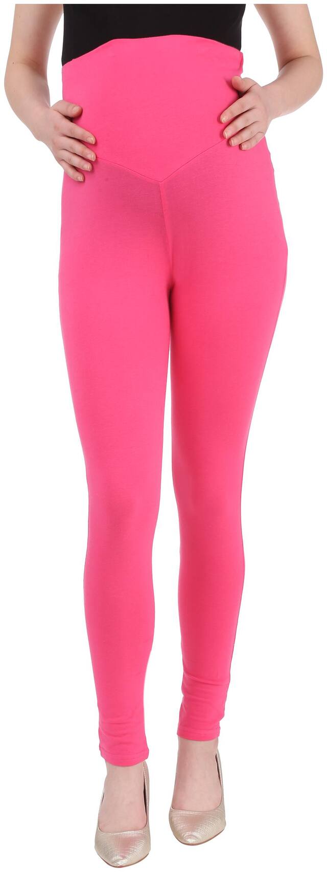 Momtobe Women Maternity Legging - Pink M