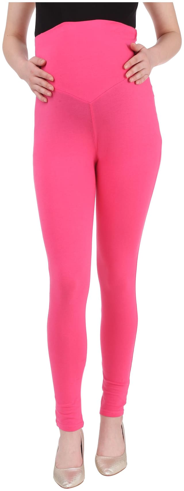 Momtobe Women Maternity Legging - Pink Xl