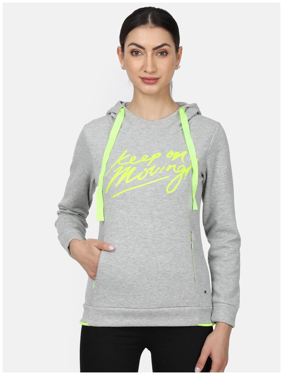 

Monte Carlo Women Printed Sweatshirt - Grey