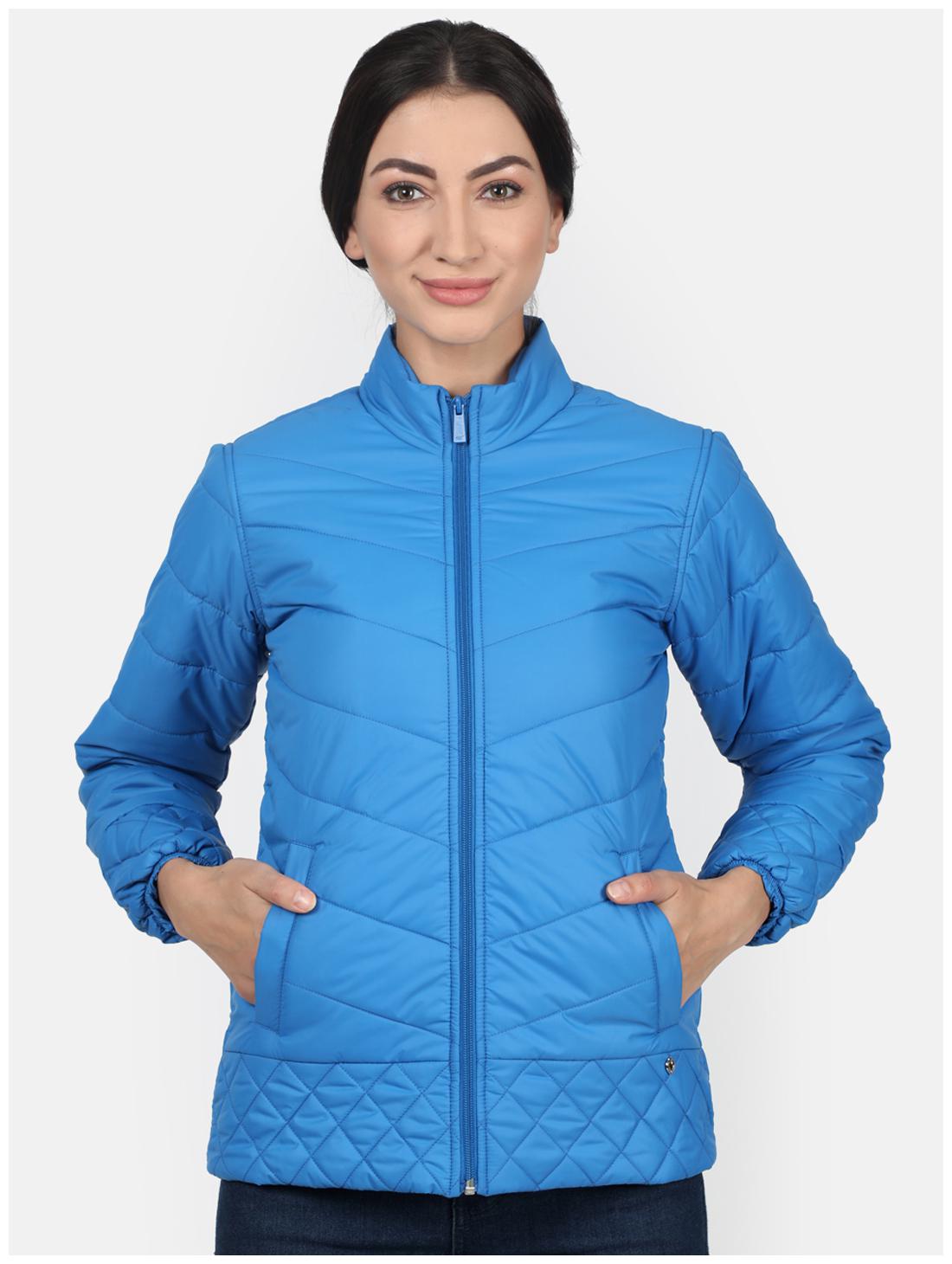 

Monte Carlo Women Solid Regular Jacket - Blue