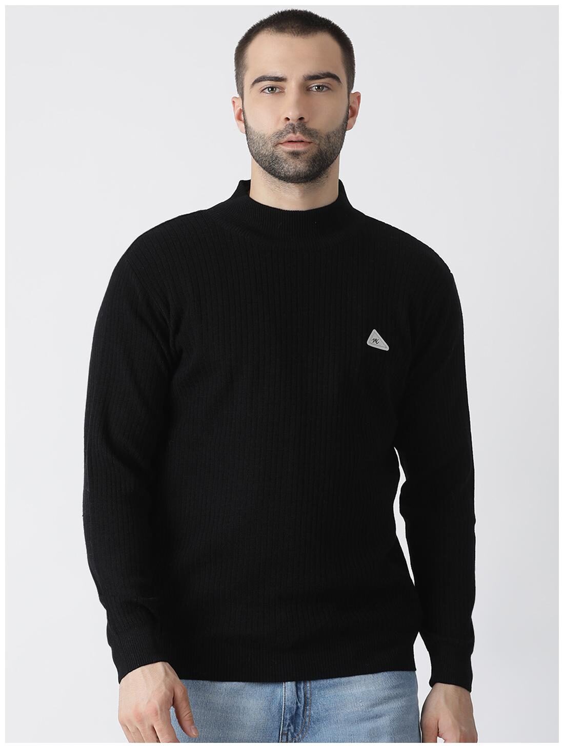

Monte Carlo Men Black Turtle neck Pullover
