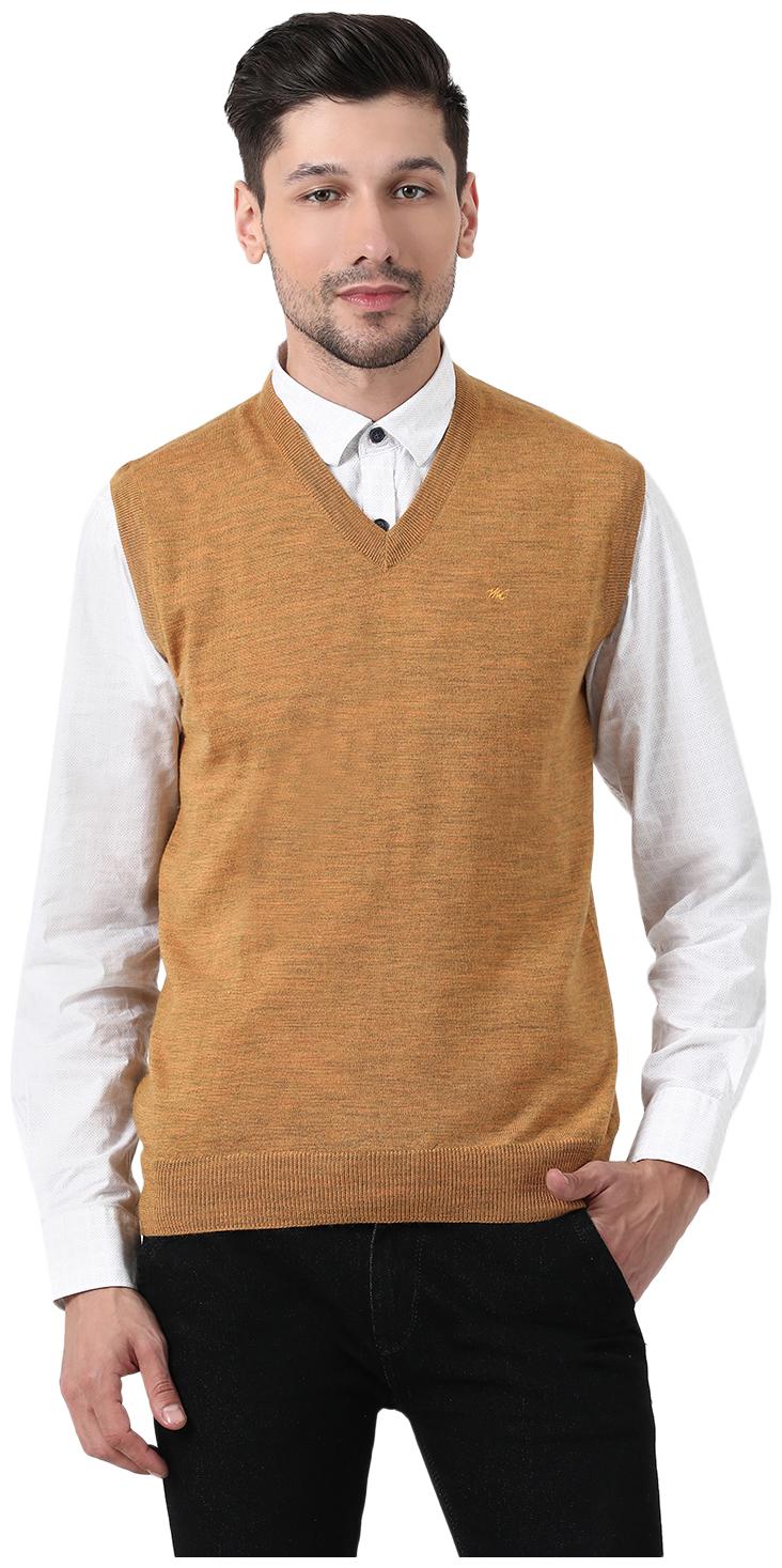 

Monte Carlo Men Brown V neck Pullover