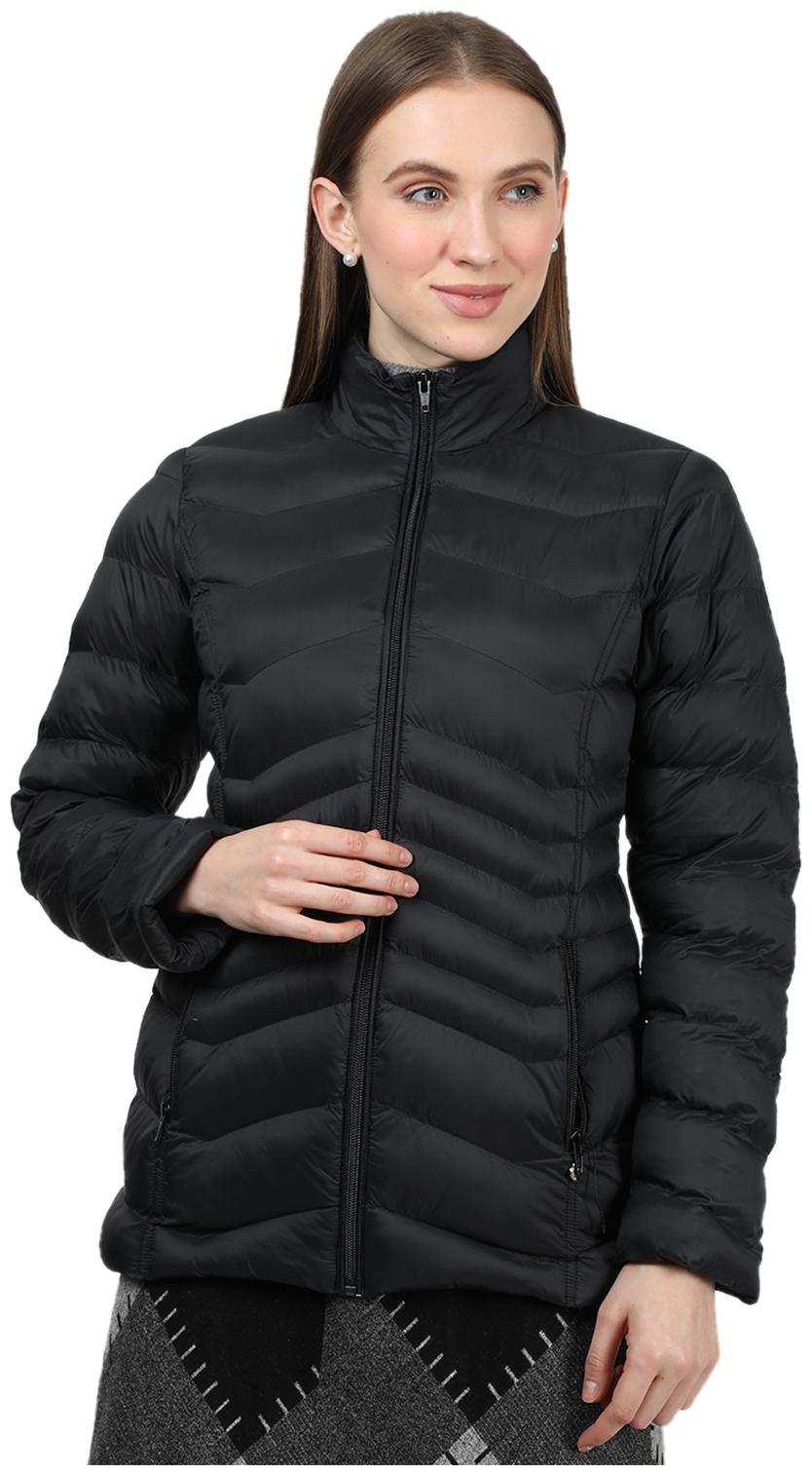 

Monte Carlo Women Solid Bomber Jacket - Black
