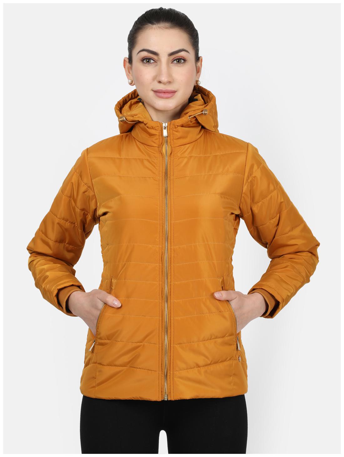 

Monte Carlo Women Solid Bomber Jacket - Mustard