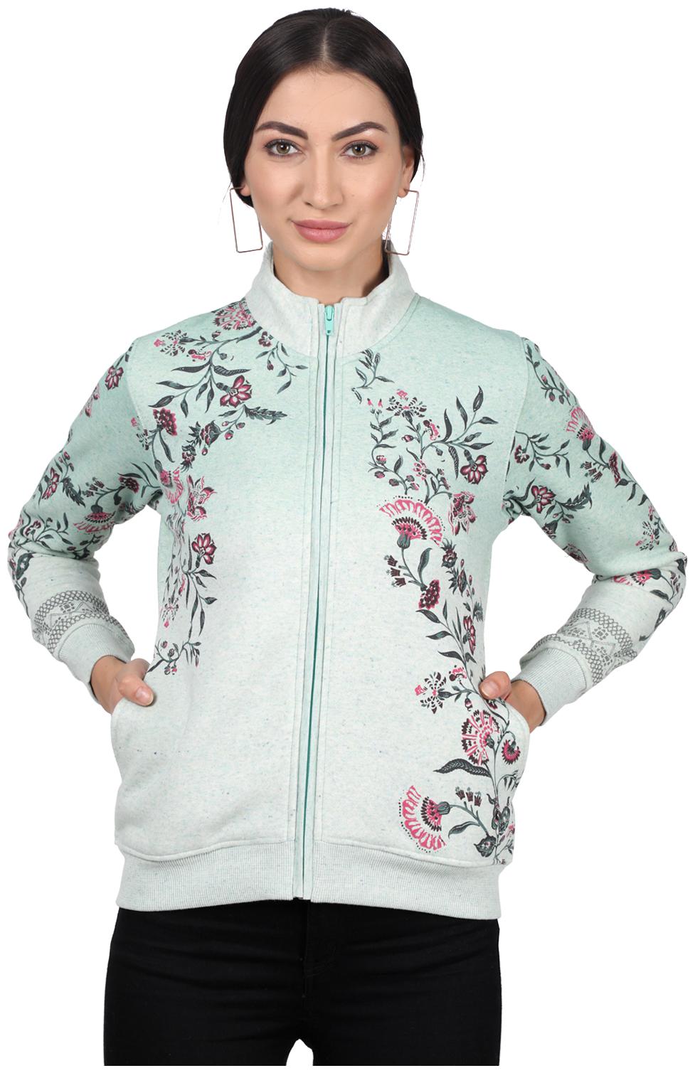 

Monte Carlo Women Printed Sweatshirt - Green