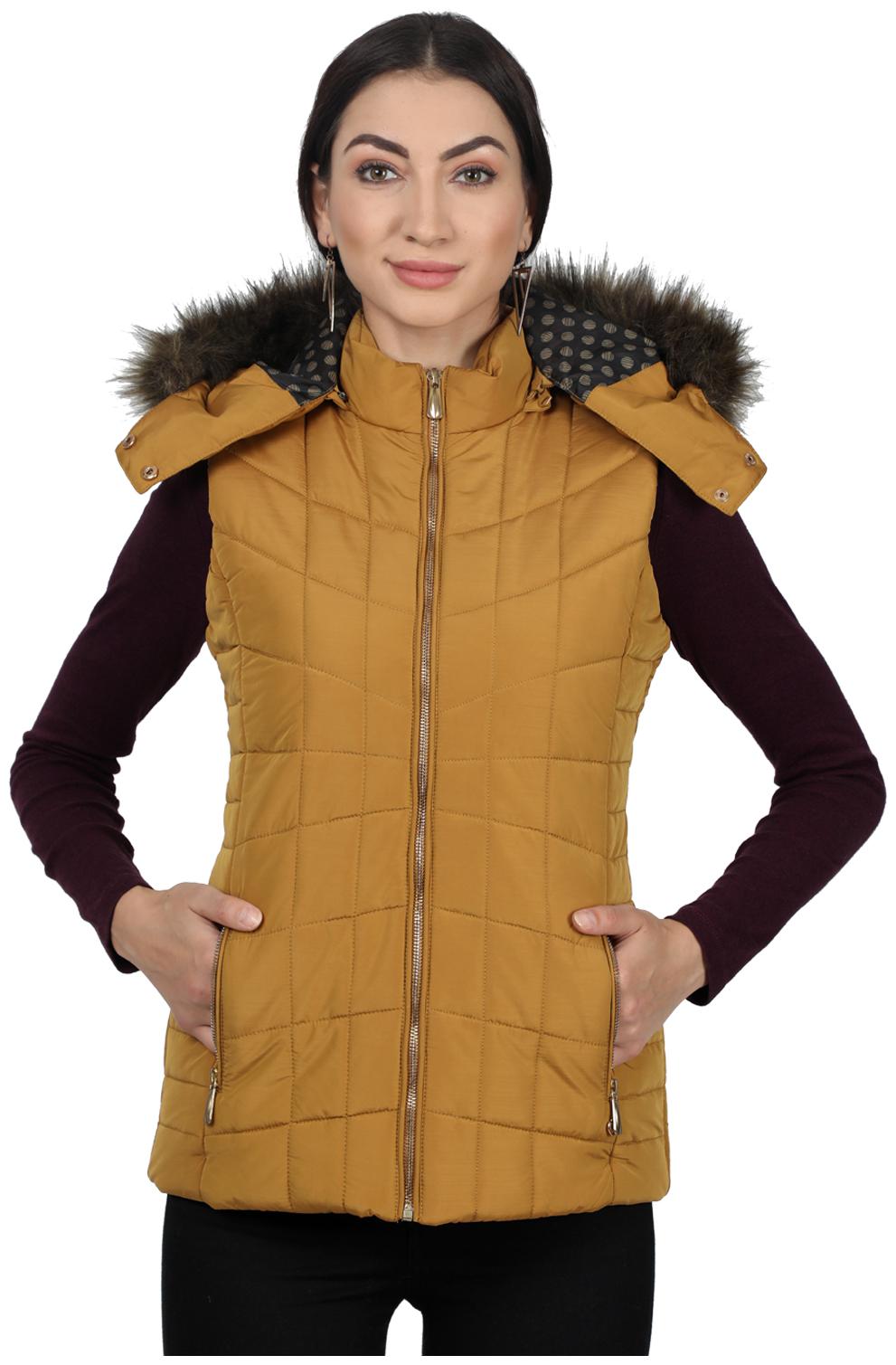 

Monte Carlo Women Solid Regular Jacket - Yellow
