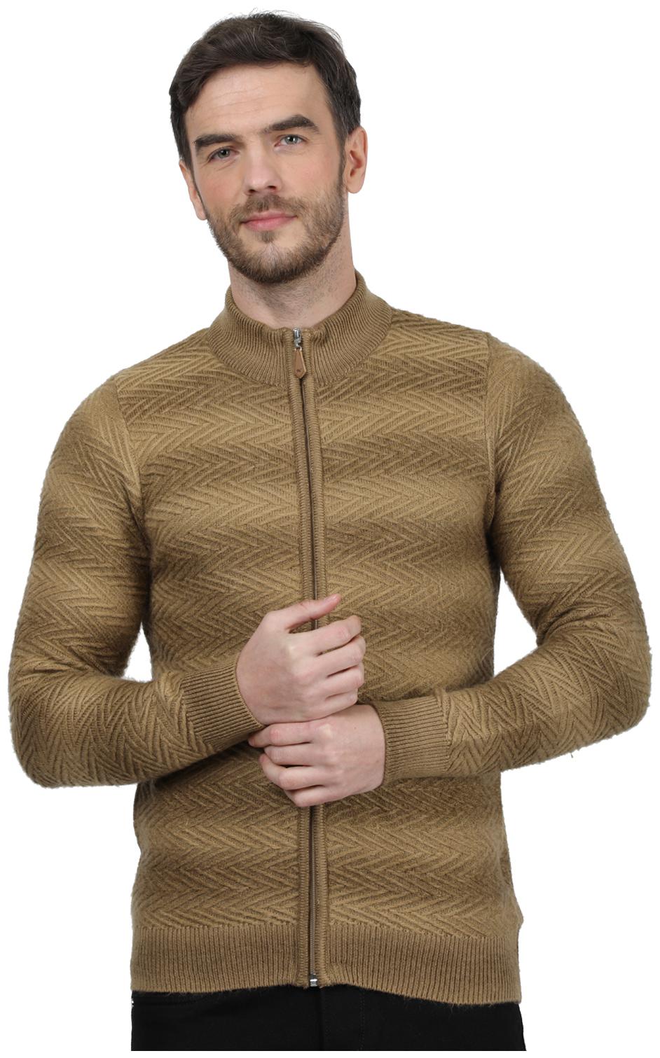 

Monte Carlo Men Brown High neck Pullover