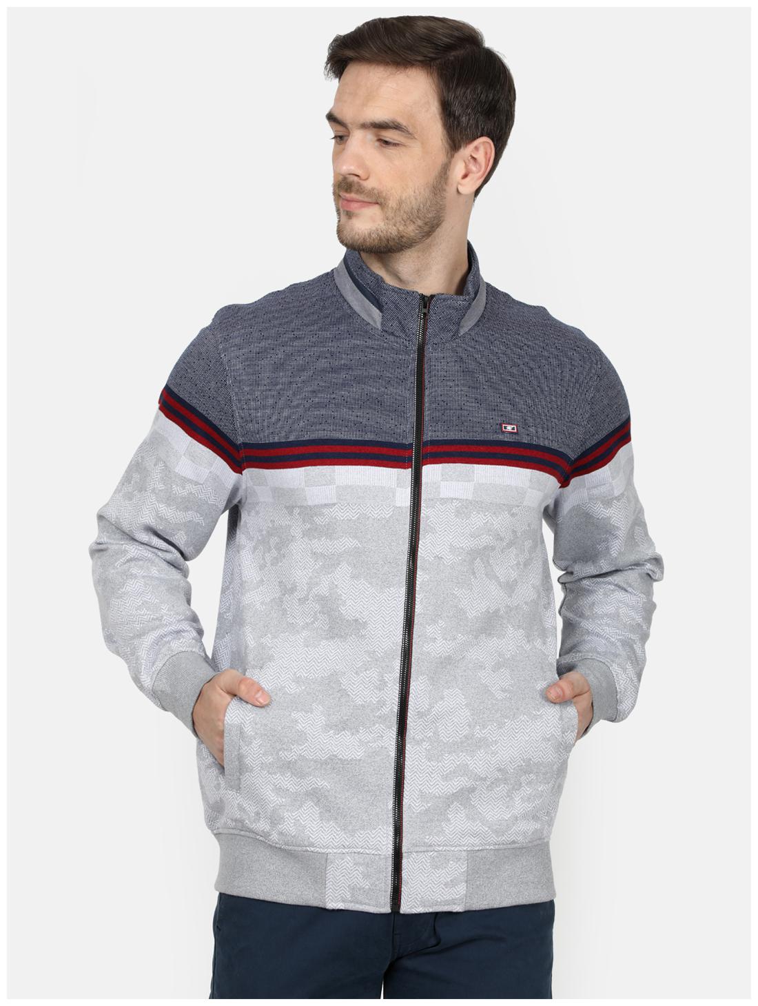 

Monte Carlo Men Grey High neck Sweatshirt