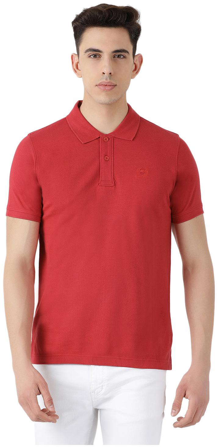 

Monte Carlo Men Red Slim fit Cotton Polo collar T-Shirt - Pack Of 1