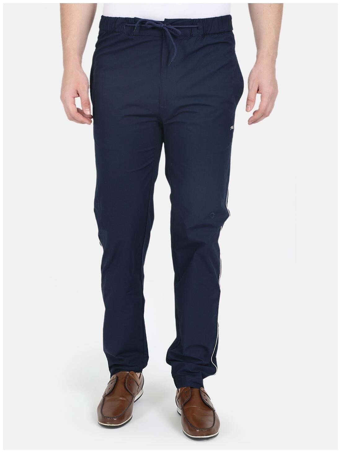 

Monte Carlo Men Navy blue Solid Regular fit Track pants