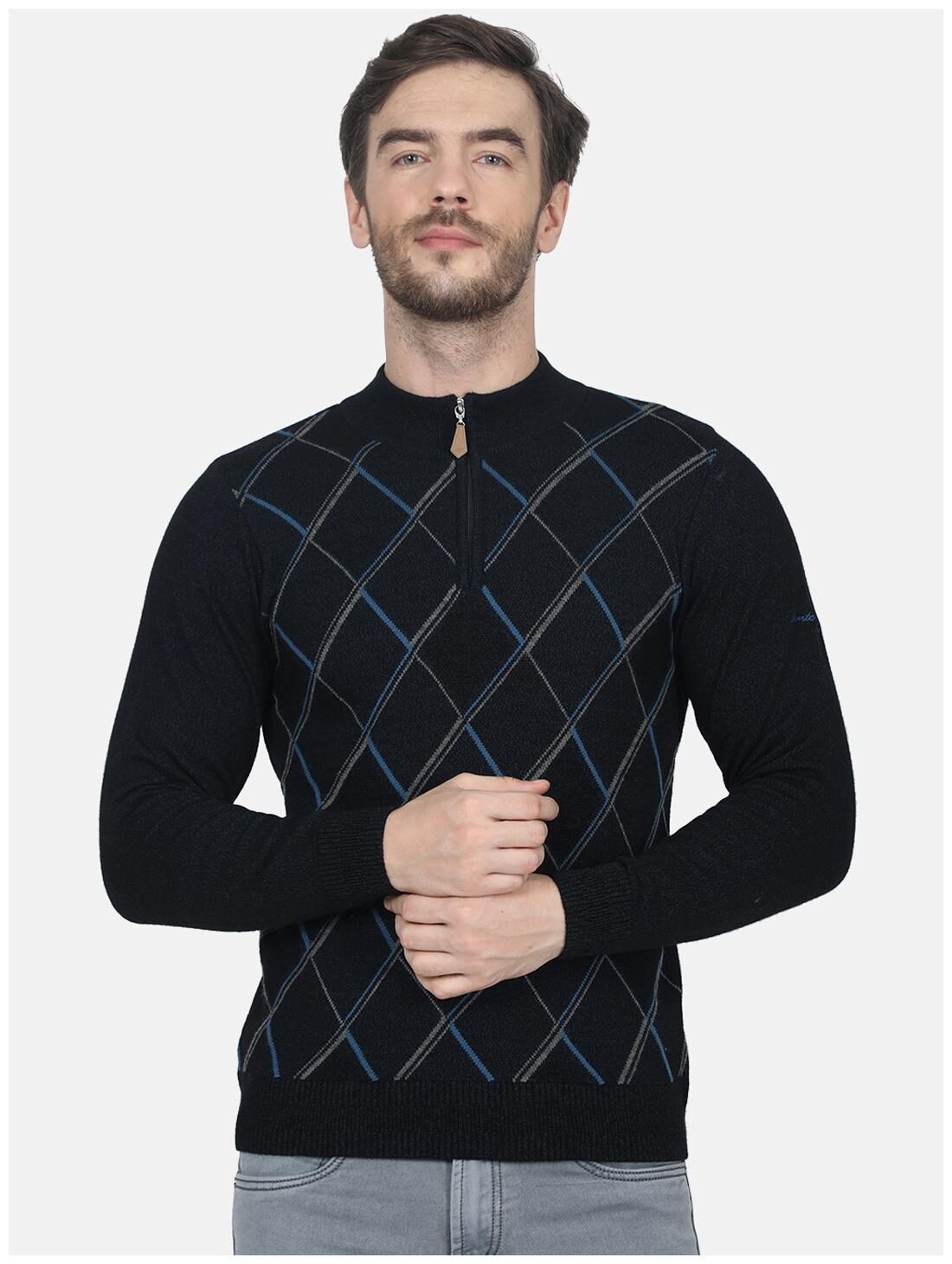 

Monte Carlo Men Black Turtle neck Pullover