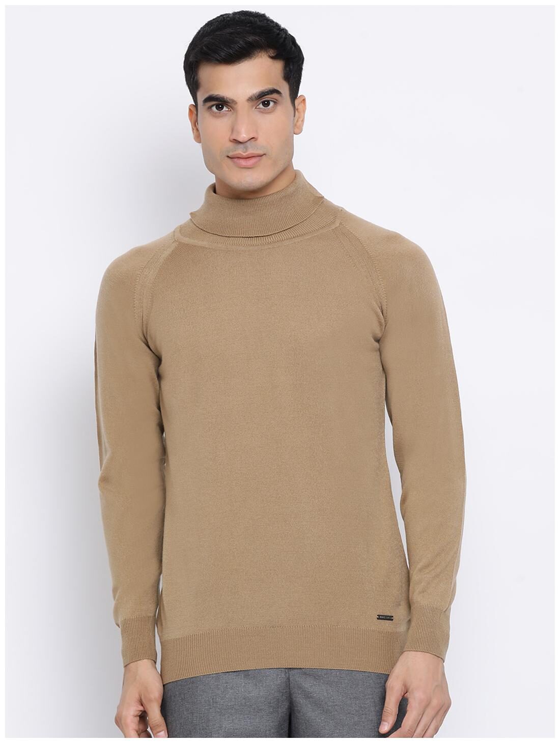 

Monte Carlo Men Beige High neck Pullover