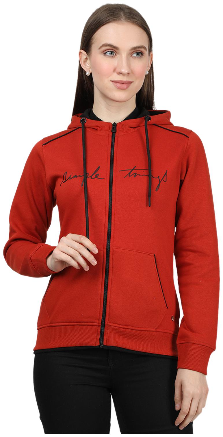 

Monte Carlo Women Solid Sweatshirt - Blue