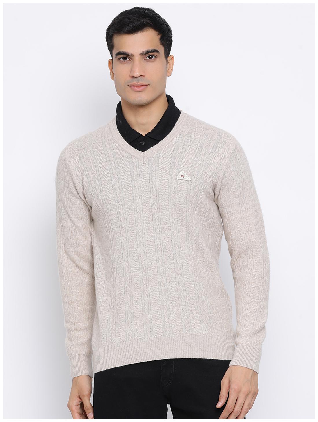 

Monte Carlo Men Grey V neck Pullover