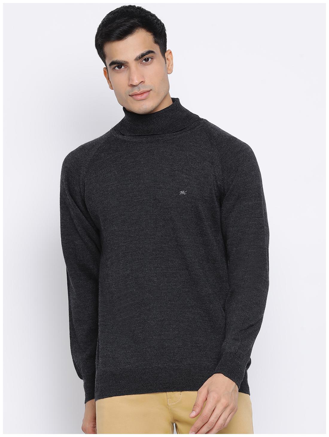 

Monte Carlo Men Grey High neck Pullover