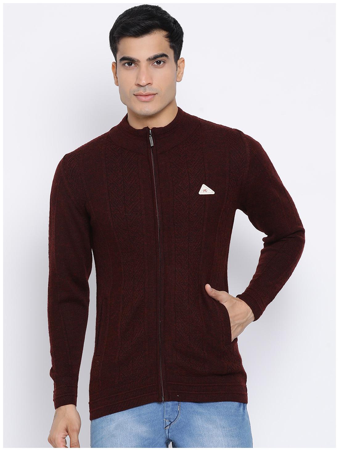 

Monte Carlo Men Maroon Round neck Pullover
