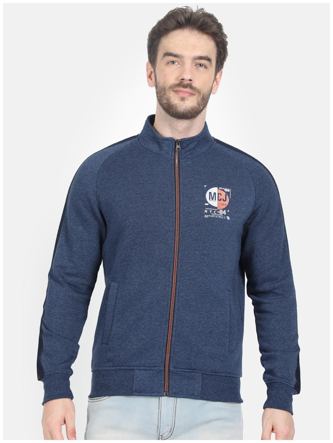 

Monte Carlo Men Blue High neck Sweatshirt