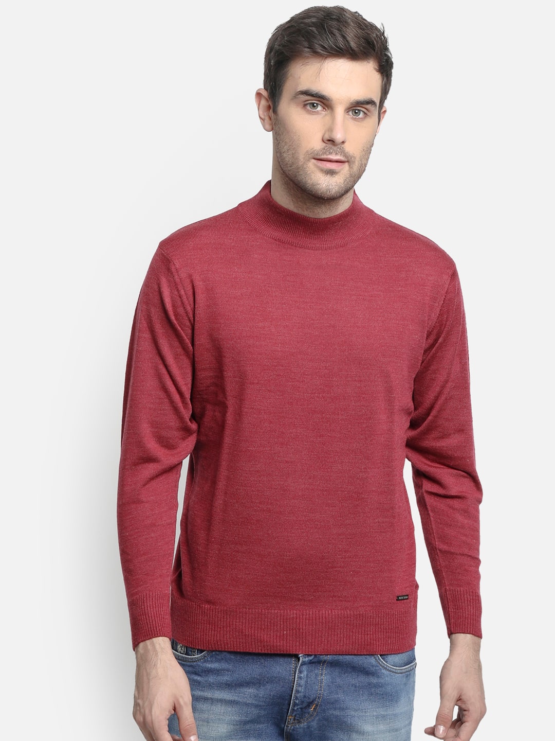 

Monte Carlo Men Maroon Turtle neck Pullover
