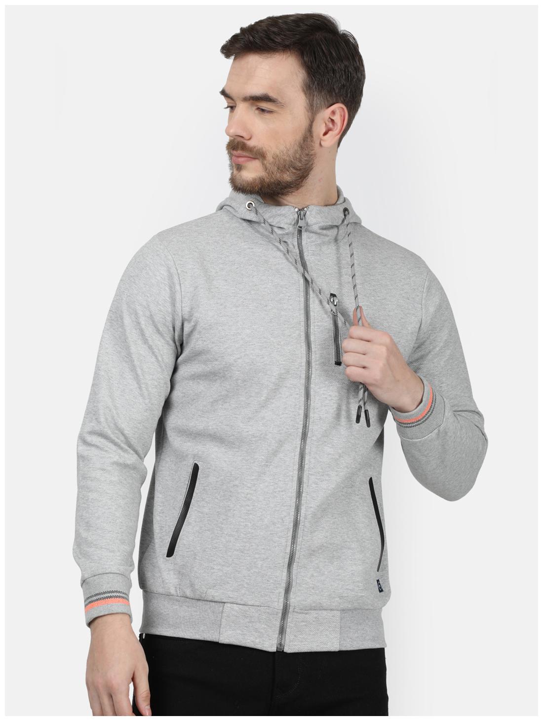 

Monte Carlo Men Grey Hooded Sweatshirt