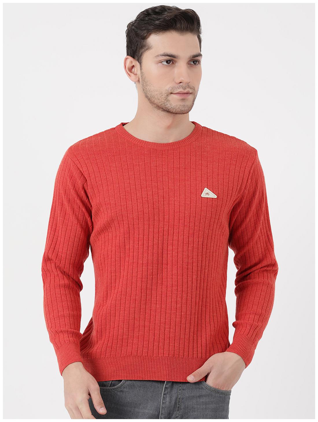 

Monte Carlo Men Orange Round neck Pullover