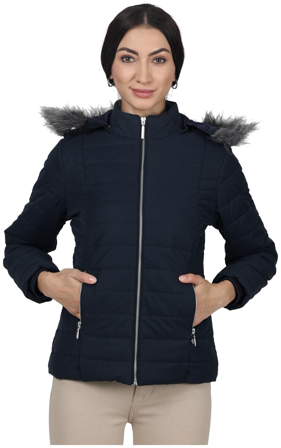 

Monte Carlo Women Wool Solid Navy Blue Regular Jacket