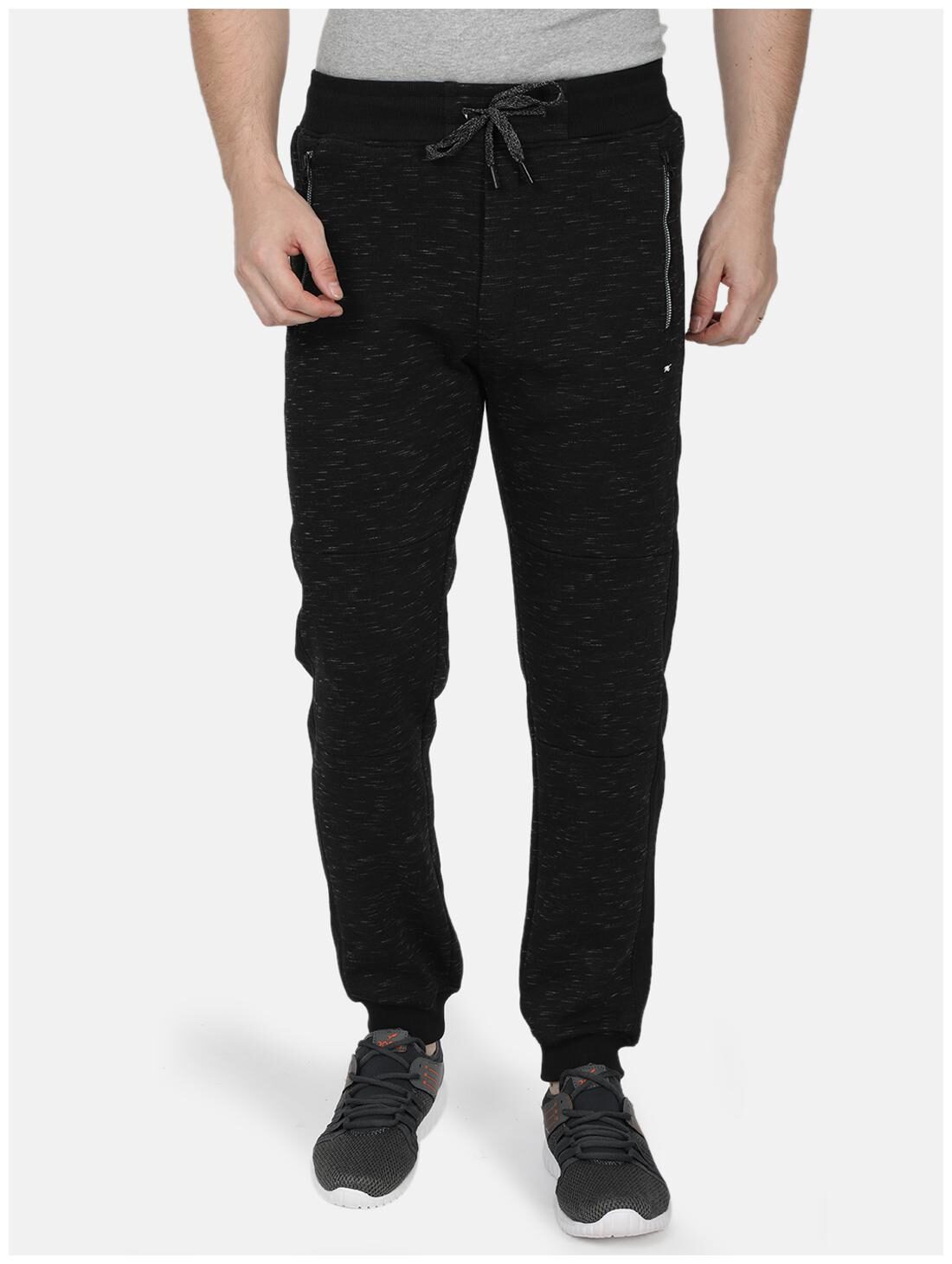 

Monte Carlo Cotton Blend Brown Printed Joggers For Men