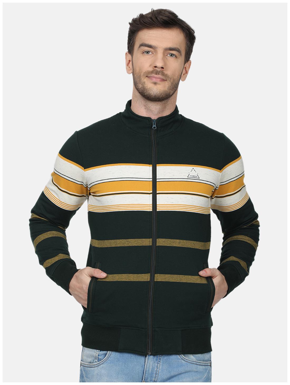

Monte Carlo Men Green High neck Sweatshirt