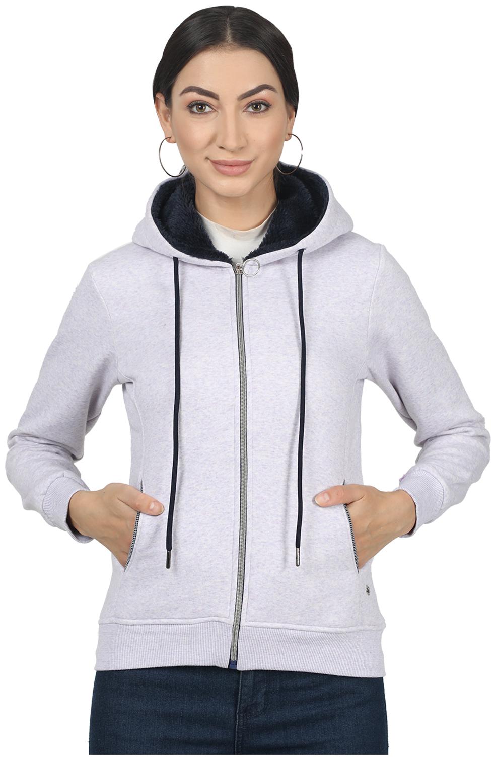 

Monte Carlo Women Solid Sweatshirt - Purple