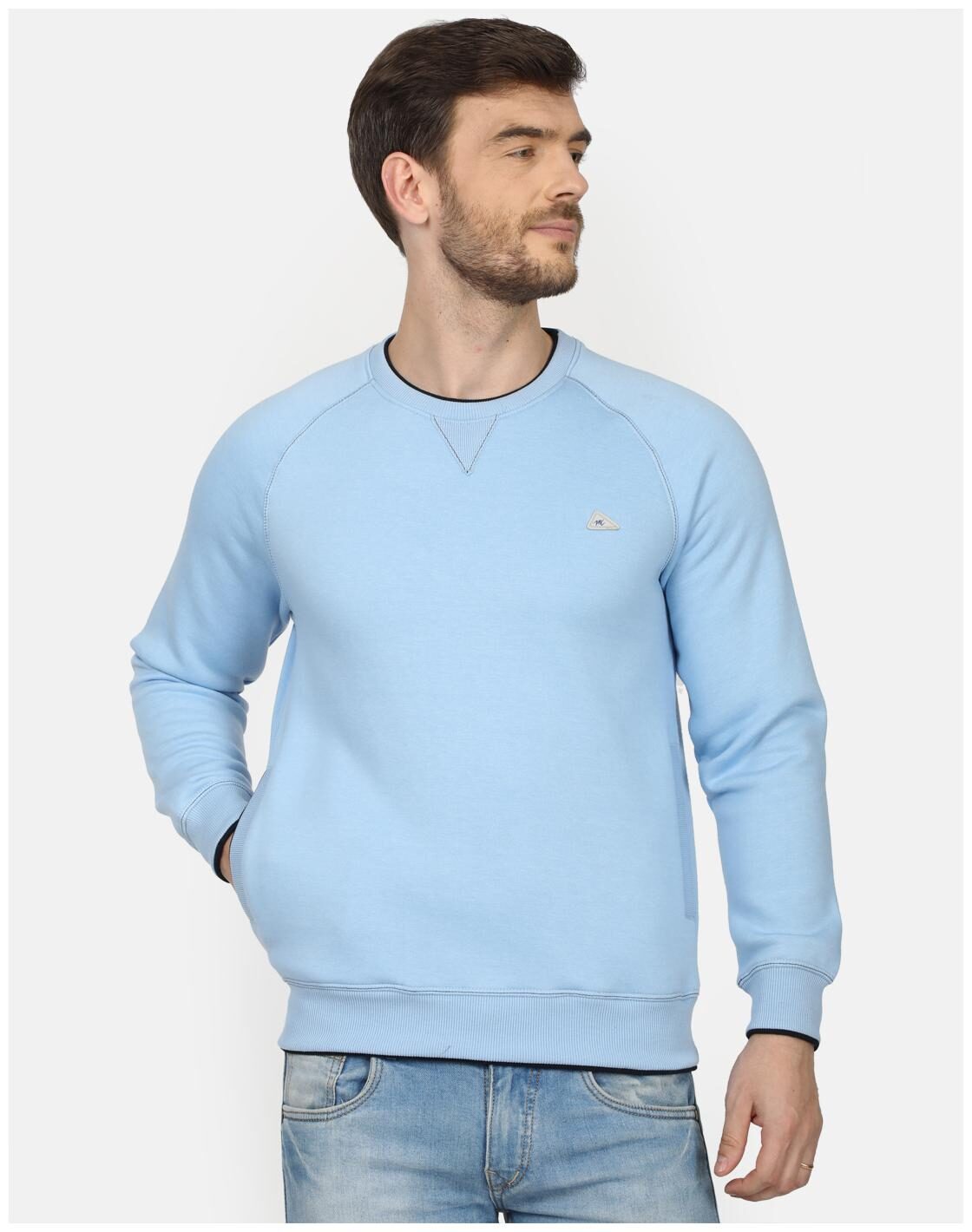 

Monte Carlo Men Blue Round neck Sweatshirt