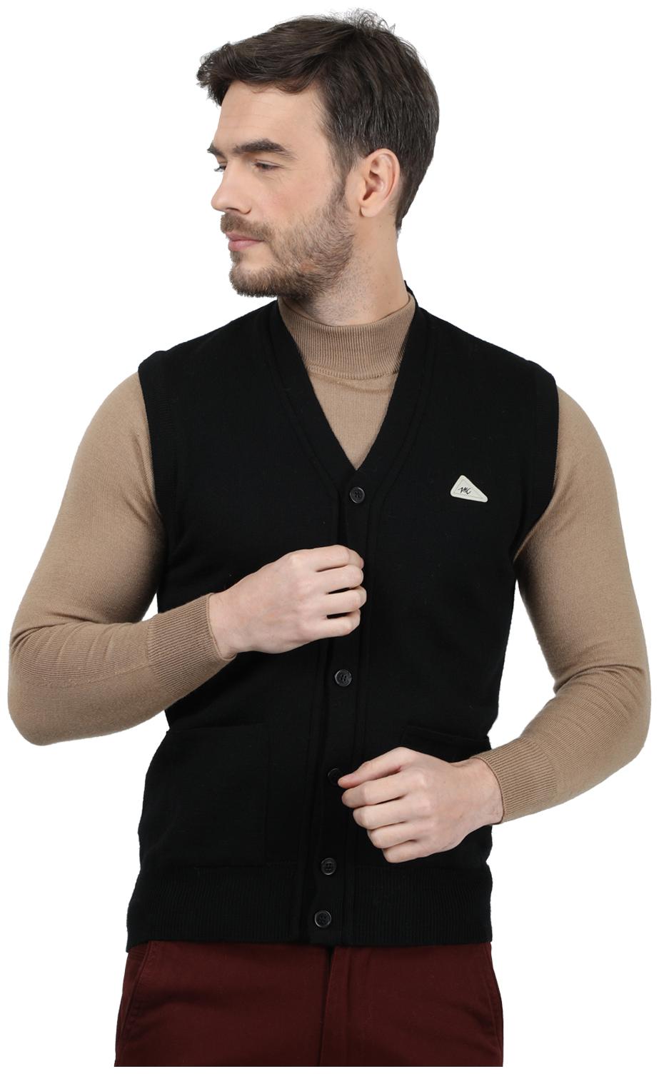 

Monte Carlo Men Black V neck Cardigan