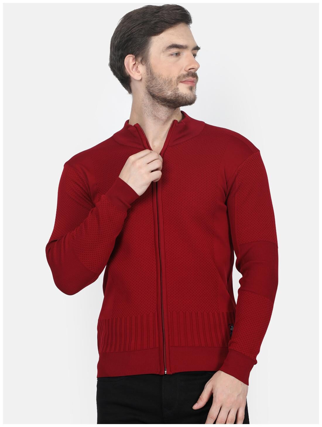 

Monte Carlo Men Maroon Turtle neck Pullover