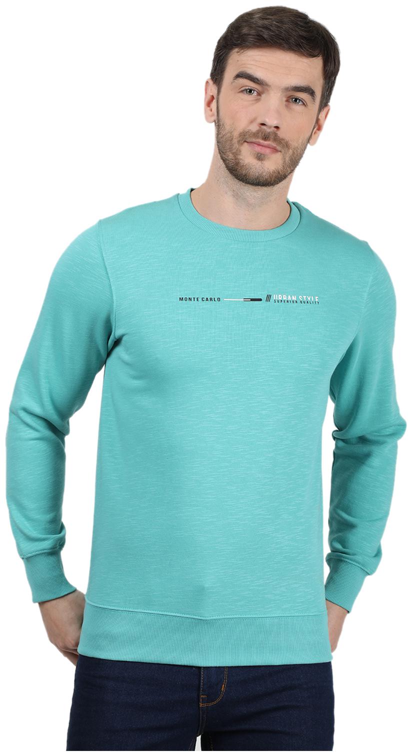 

Monte Carlo Men Blue Round neck Sweatshirt