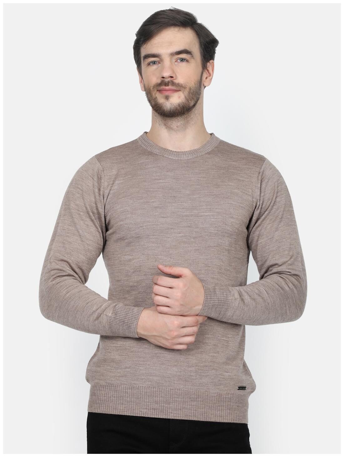 

Monte Carlo Men Beige Round neck Pullover
