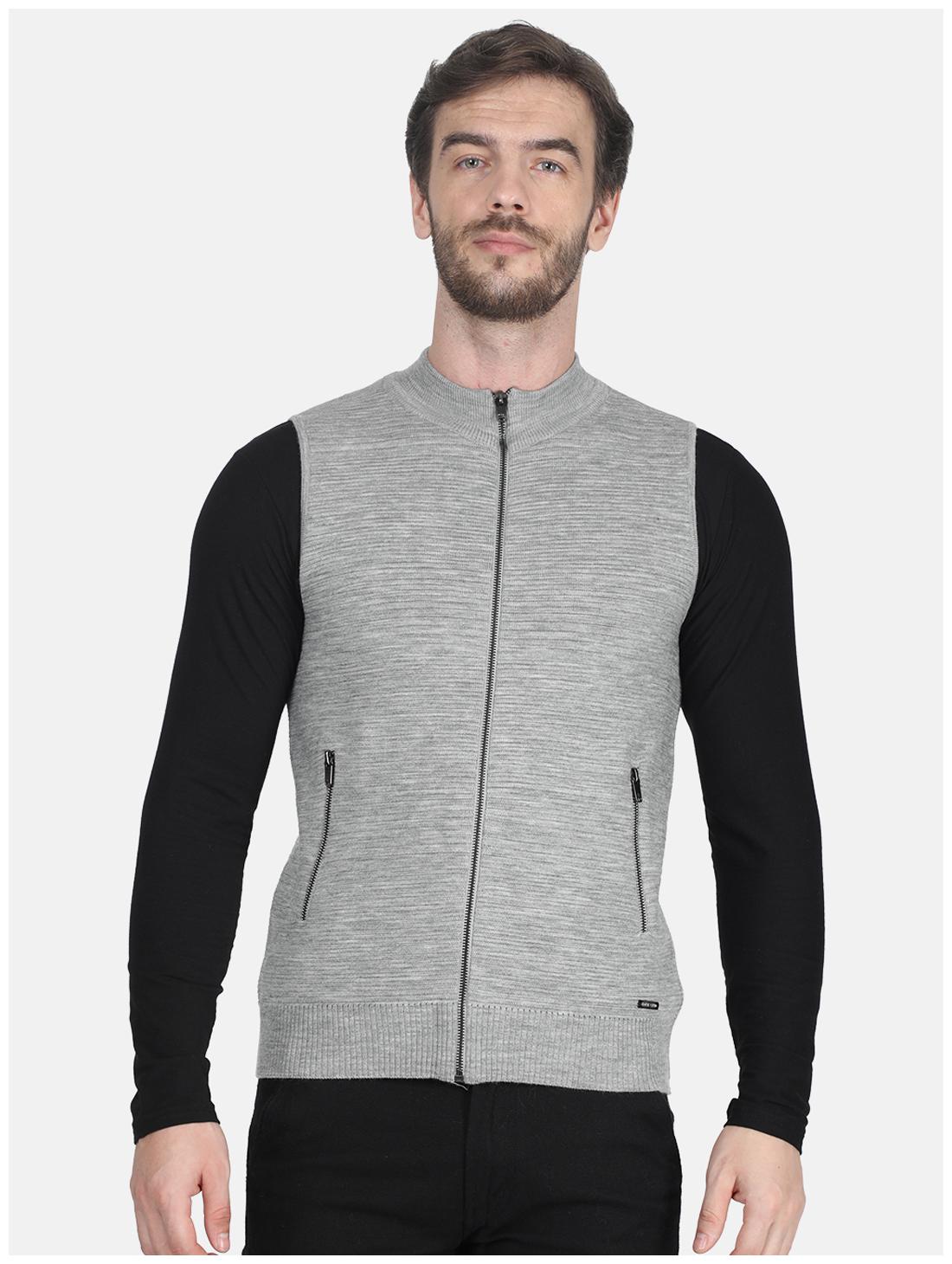 

Monte Carlo Men Grey Turtle neck Longline sweater