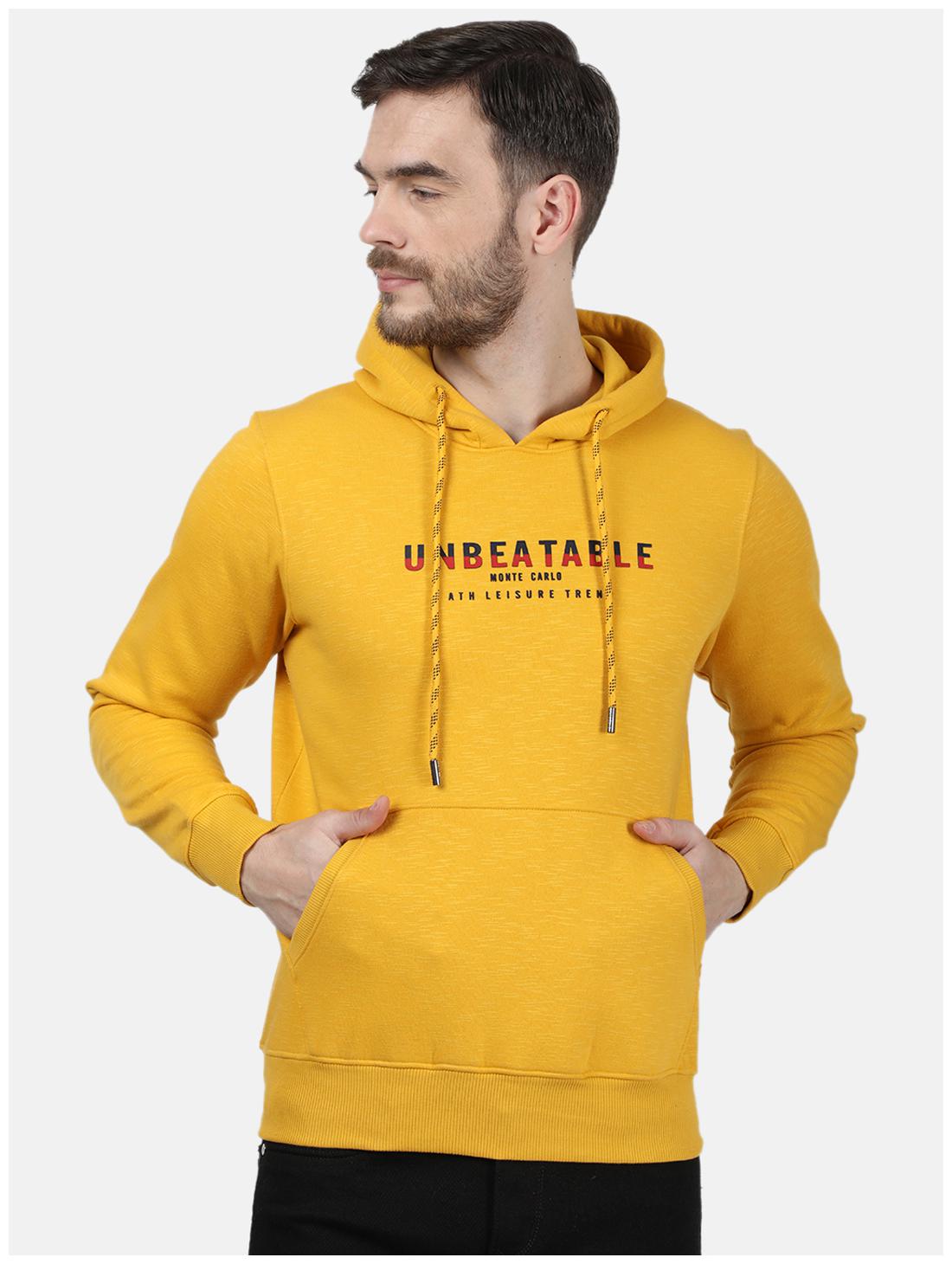 

Monte Carlo Men Yellow Hooded Sweatshirt