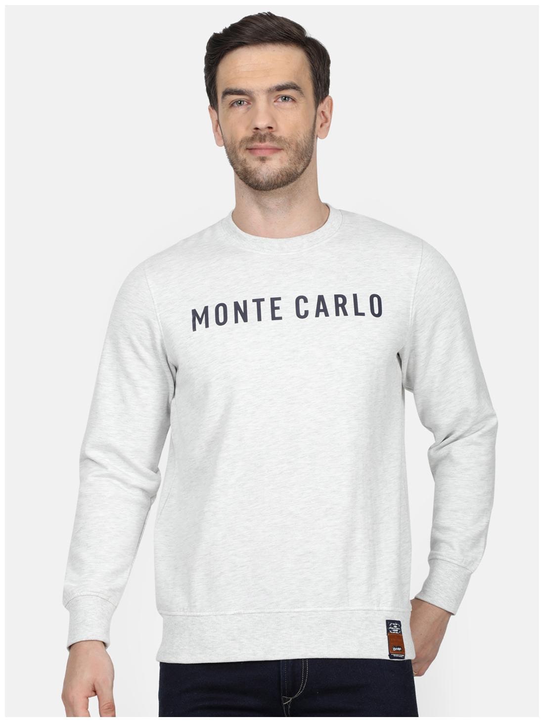 

Monte Carlo Men Grey Round neck Sweatshirt