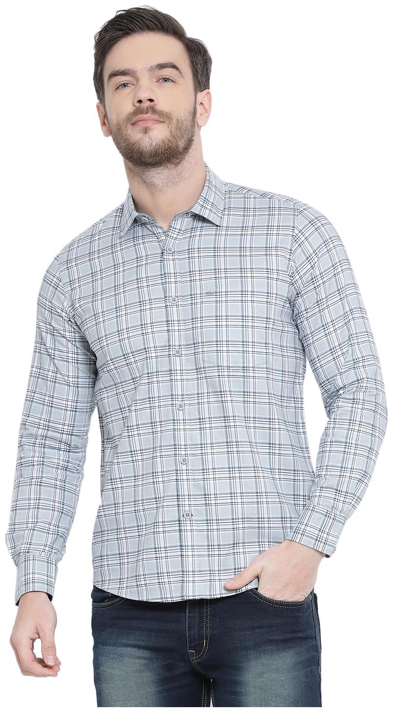 

Monte Carlo Men Slim fit Formal Shirt - Grey