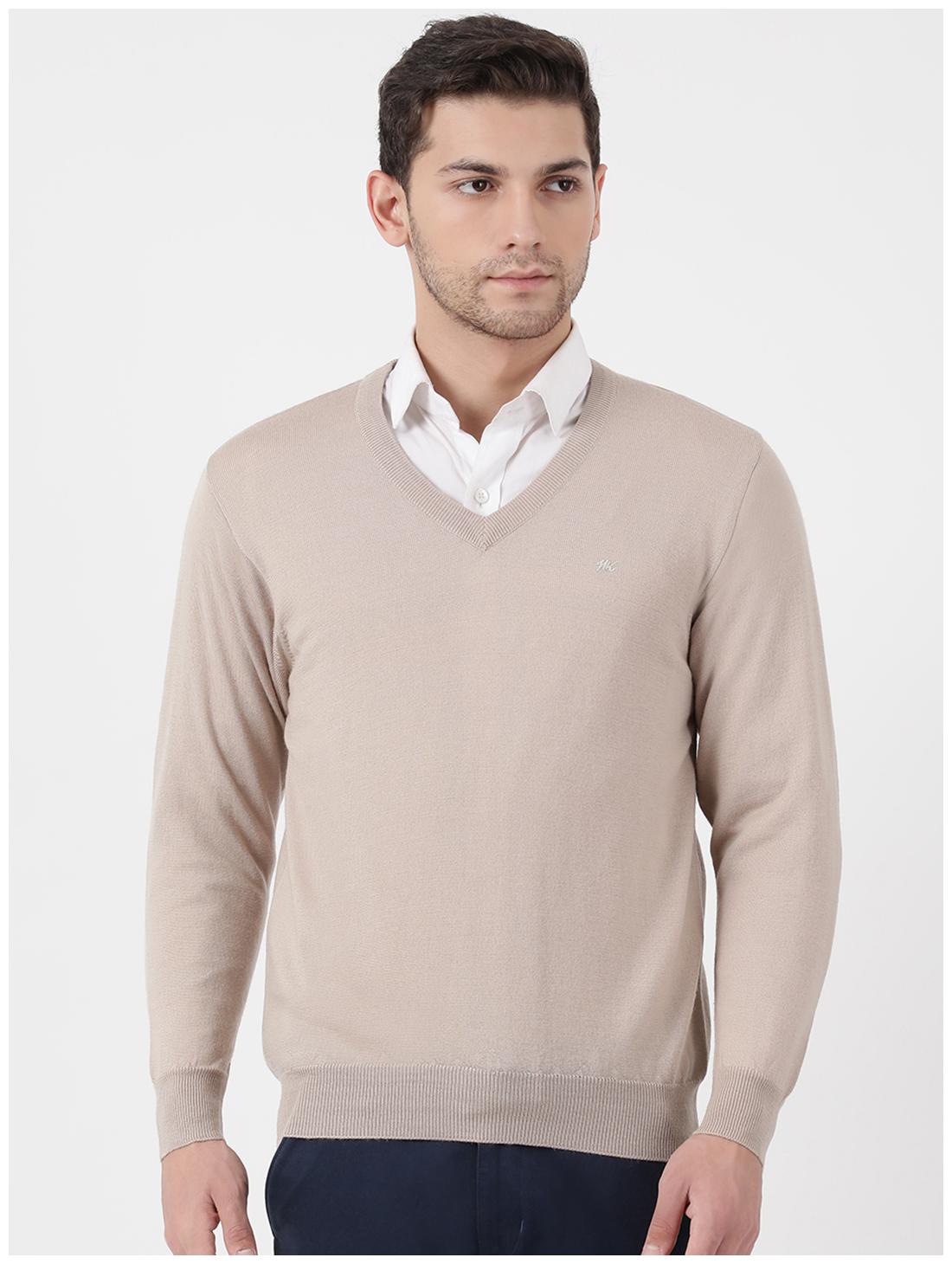 

Monte Carlo Men Beige V neck Pullover
