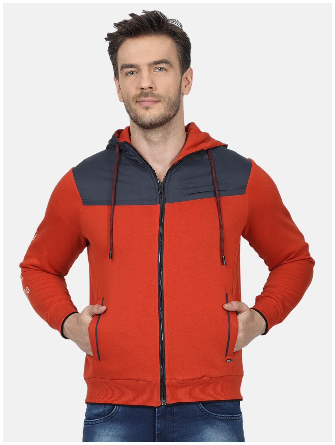 

Monte Carlo Men Red Hooded Sweatshirt