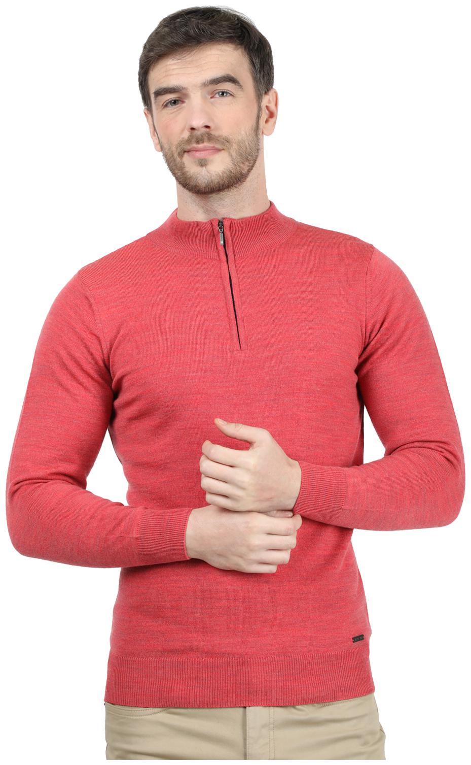 

Monte Carlo Men Red Turtle neck Pullover