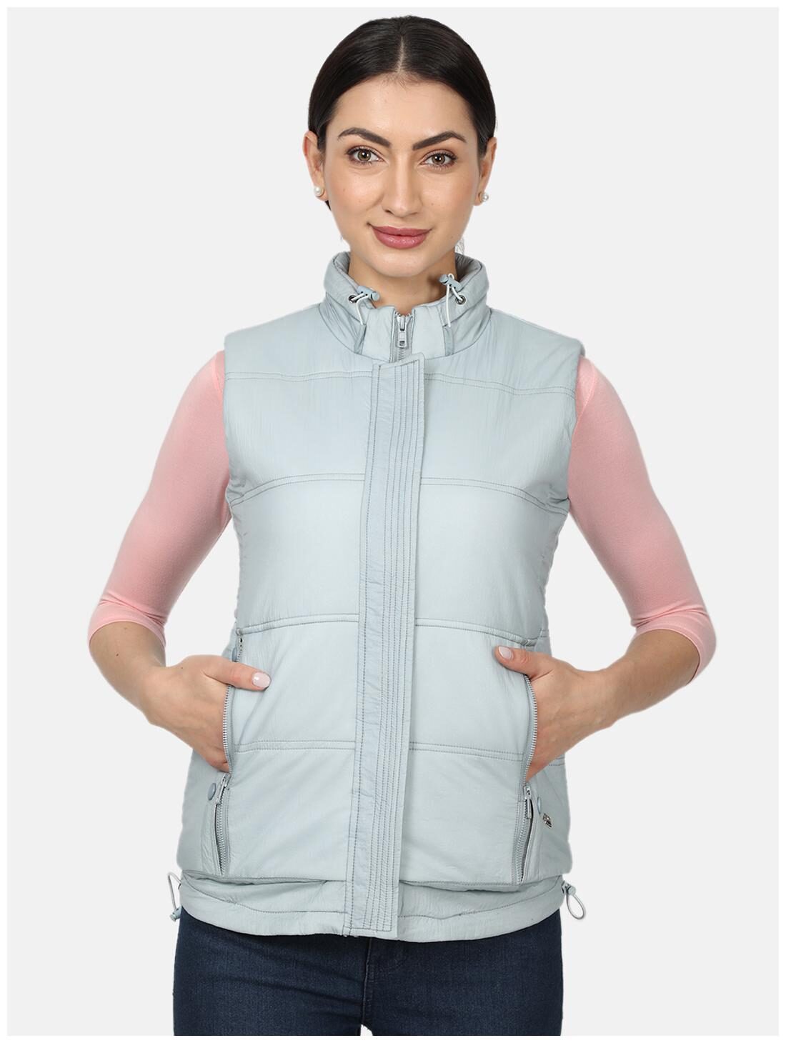 

Monte Carlo Women Solid Regular Jacket - Blue