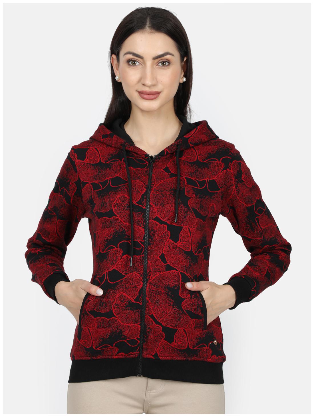 

Monte Carlo Women Printed Sweatshirt - Red