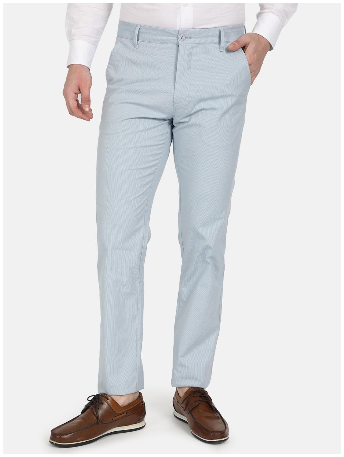 

Monte Carlo Men Blue Solid Slim fit Regular trousers