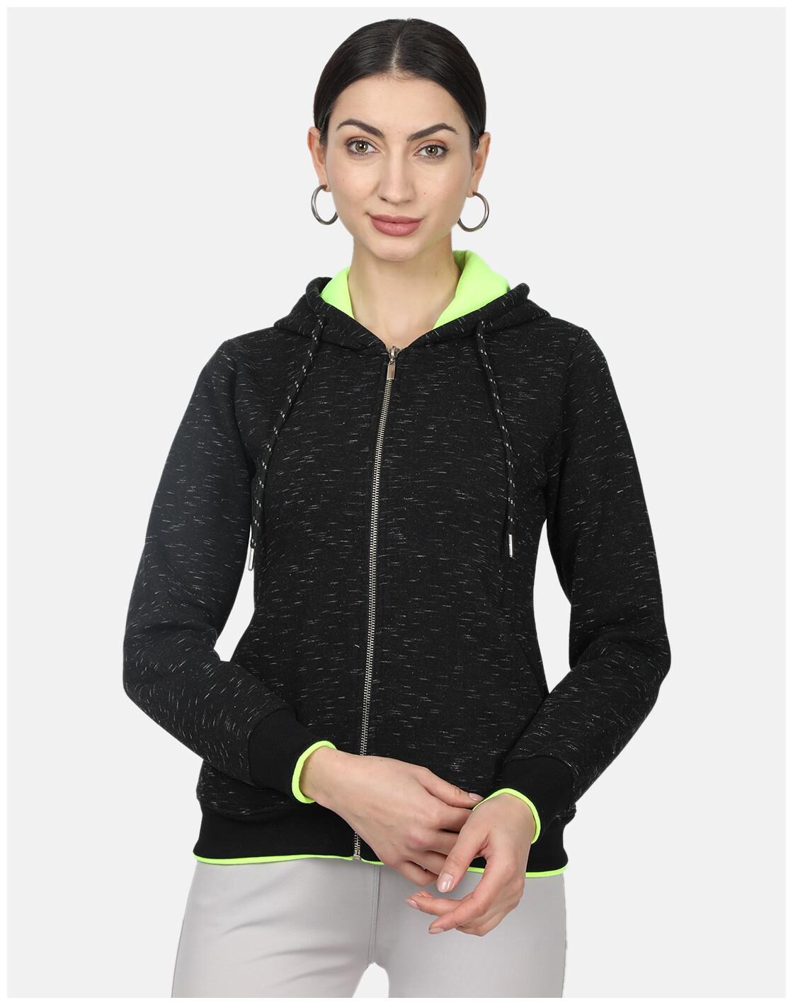 

Monte Carlo Women Printed Sweatshirt - Black