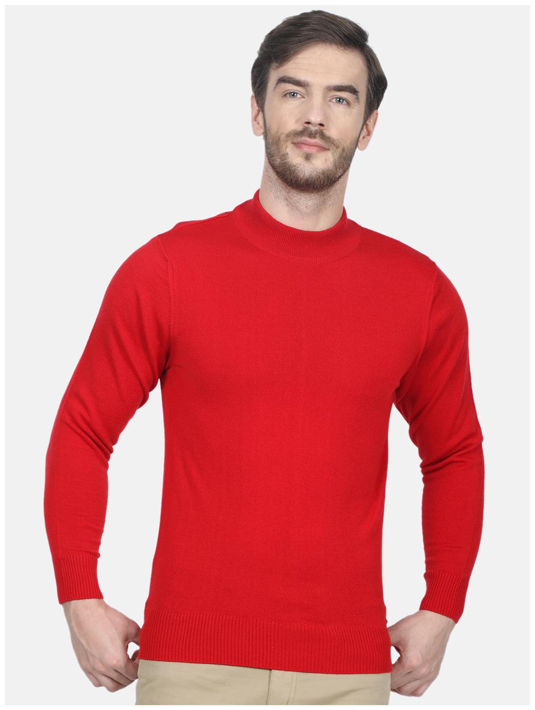 

Monte Carlo Men Red Turtle neck Pullover