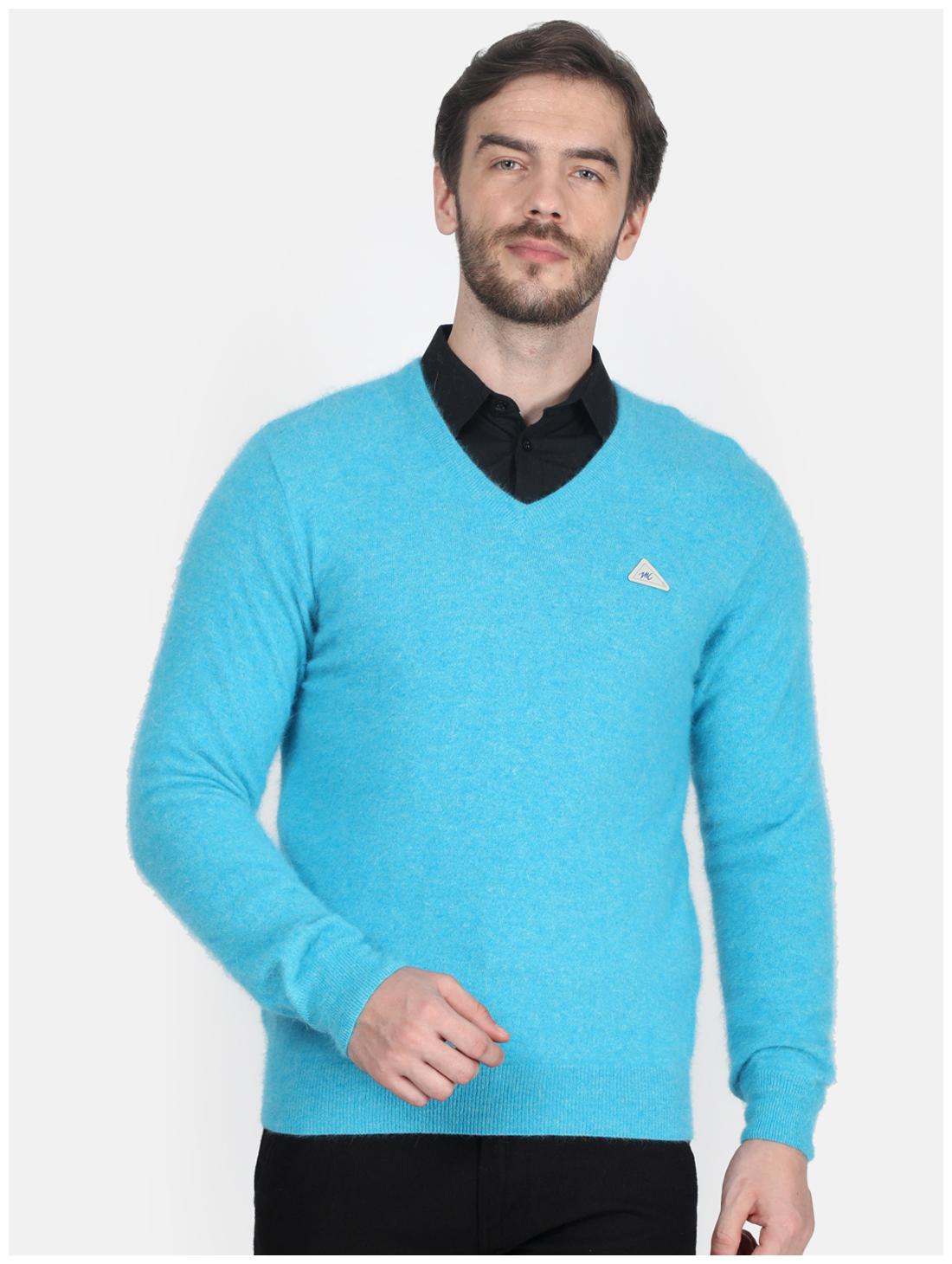

Monte Carlo Men Blue V neck Pullover